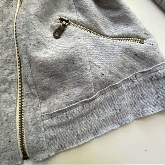 Anthropologie Drew Zip‎ Up Knit Jacket with Raw Edges - Medium - Picture 5 of 10